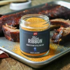 Blue Ribbon - Competition-Style BBQ Rib Rub -Seasoning Sales 2024 blue ribbon alt01 rub 2048x2048 81538fc0 b54b 48ed bd5d c32c8939a844 1 1